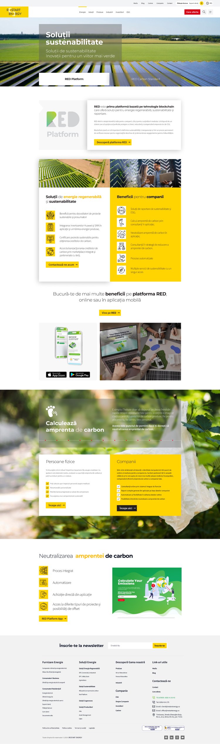 Solutii sustenabilitate v1 – RED Platform